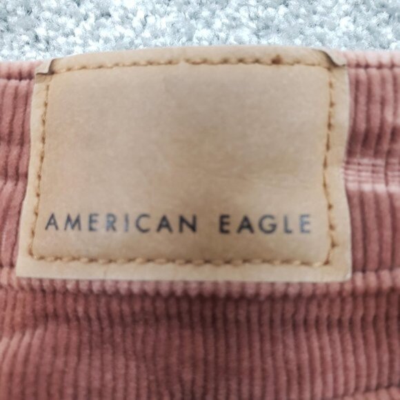 American Eagle Womens Corduroy Pants Size 0 Short Hi-Rise Stretch Jeggings /A136 - Picture 9 of 9